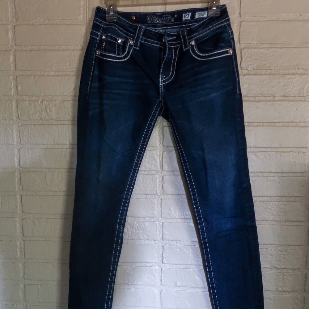 Dark Wash Skinny Miss Me Jeans